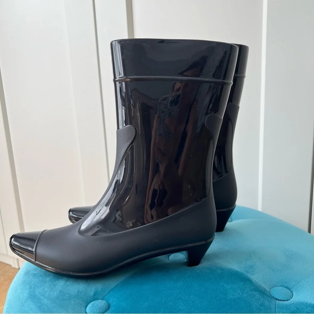 NEW Jeffrey Campbell Drench Combo In Navy sz.6